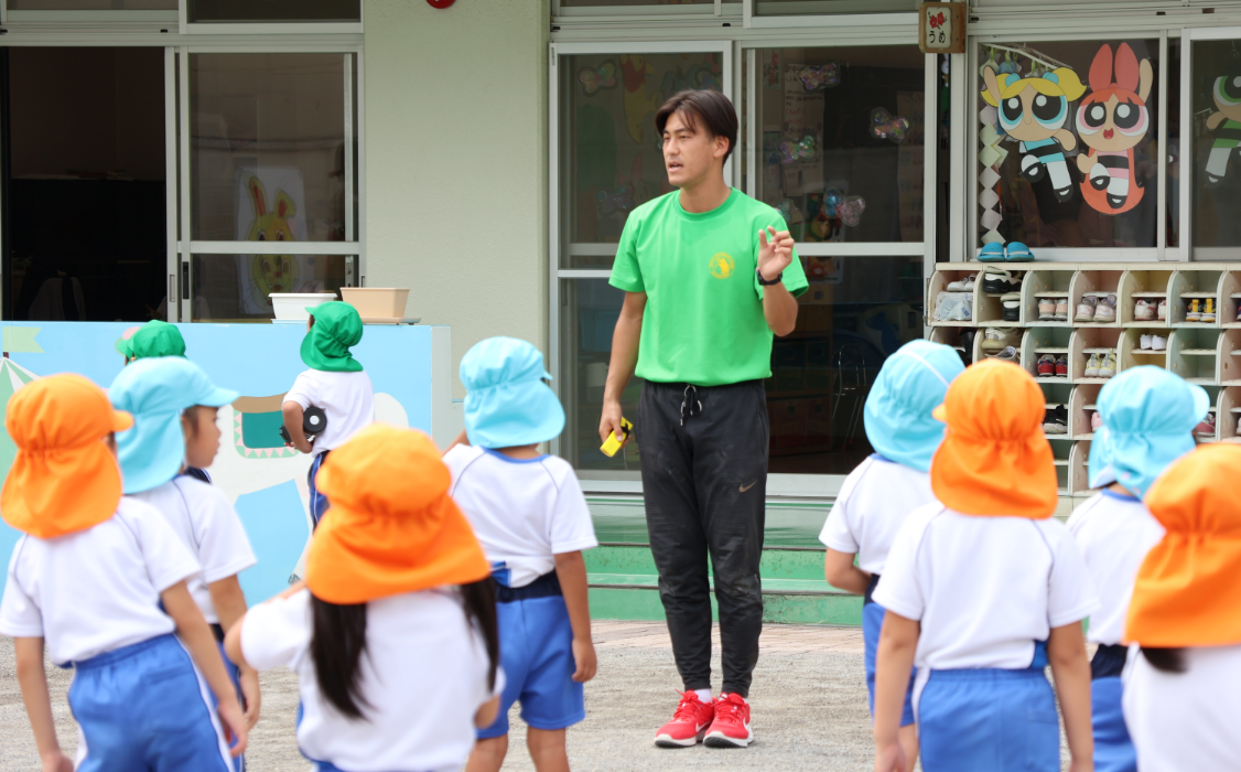 幼児体育の専門家による体育
